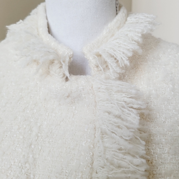 Ann Taylor Fringed Jacket Coat *NWT* - Picture 4 of 16